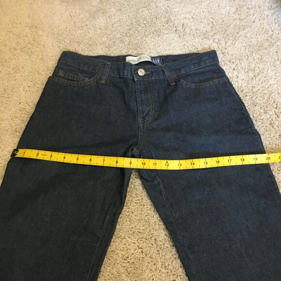 GAP Navy Blue Side-Slit 100% Cotton Capris - Picture 12 of 15